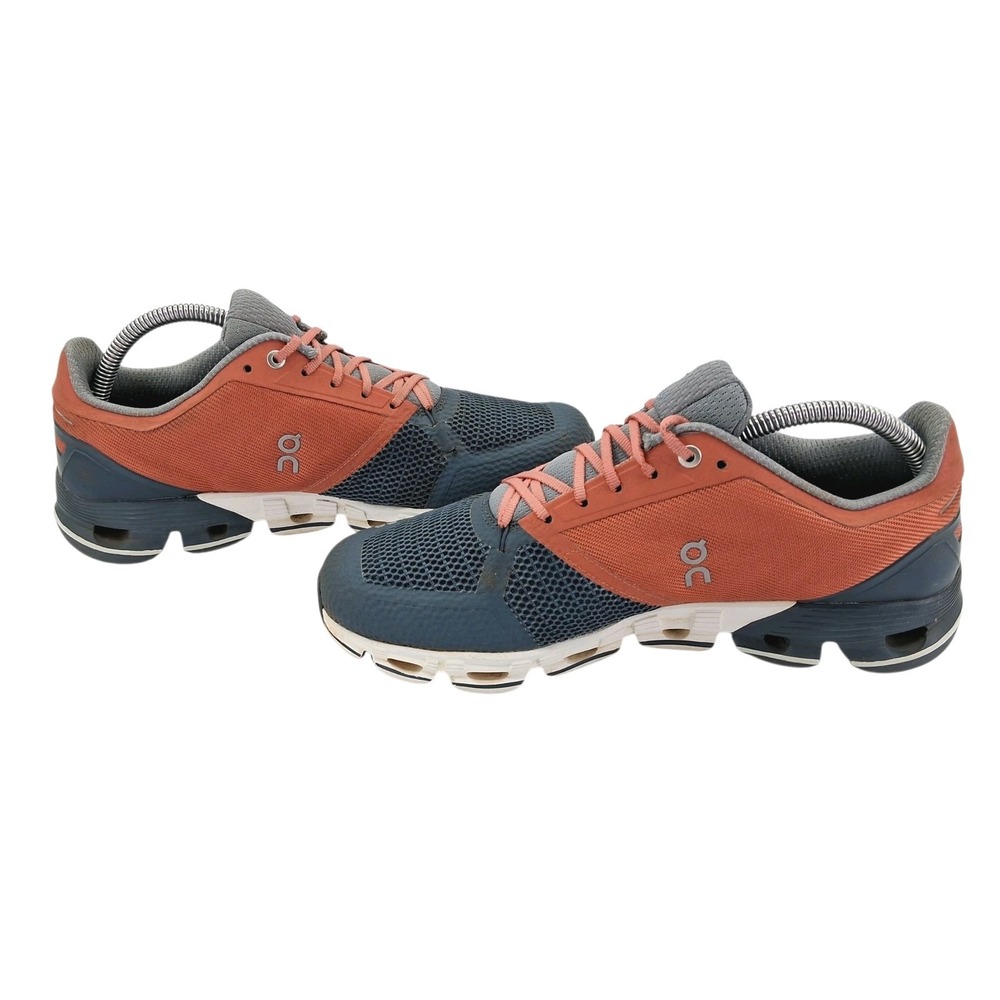 On Running Shoes Mens Size 8 Blue Orange CloudTec Road Athletic Sneakers - Picture 9 of 9